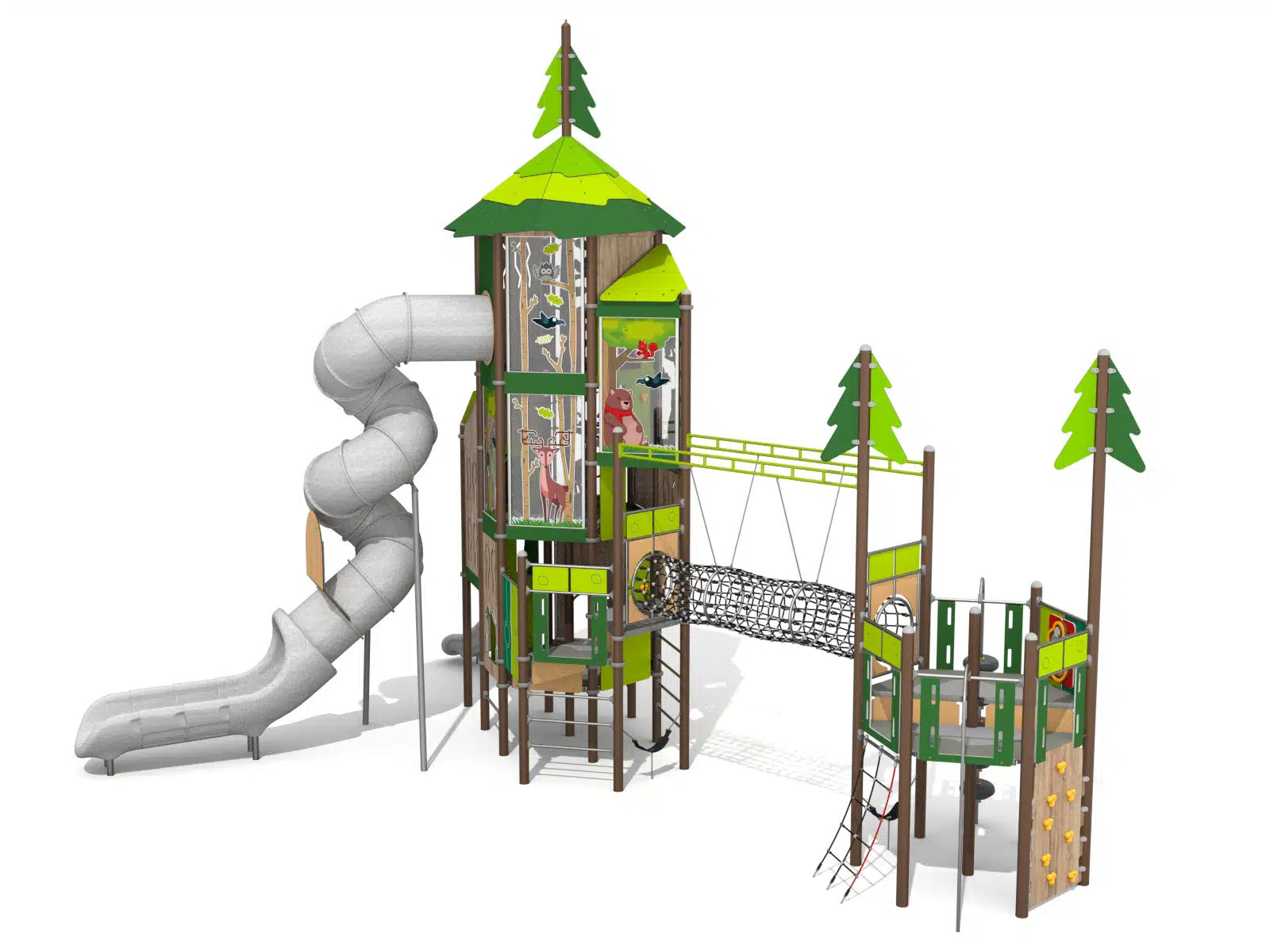 Rutschenturm Into the trees II