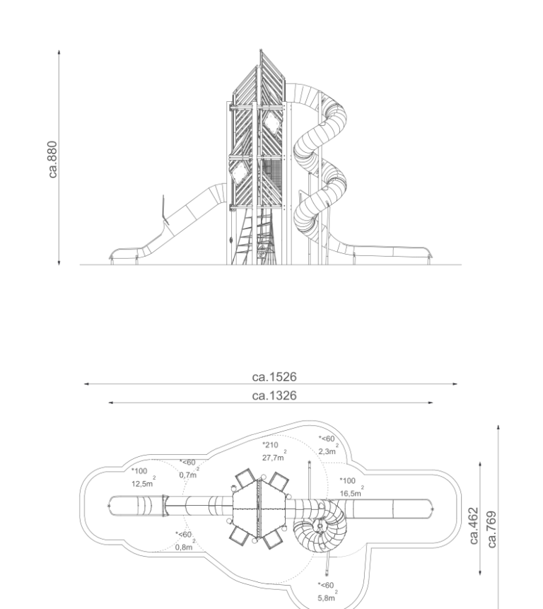 Rutschenturm Megoni